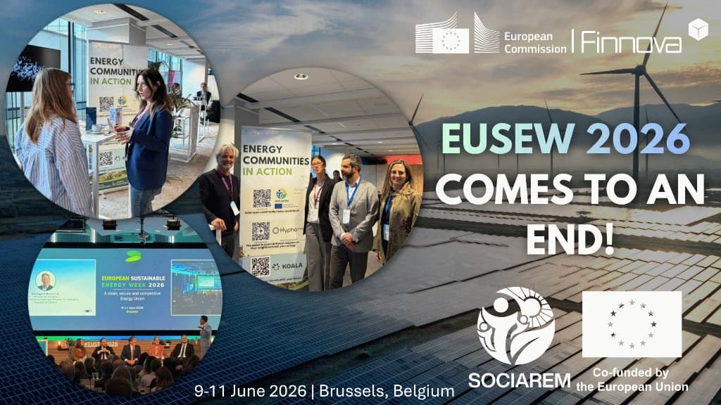 SOCIAREM strengthens citizen-centred energy collaboration following its participation in EUSEW 2026